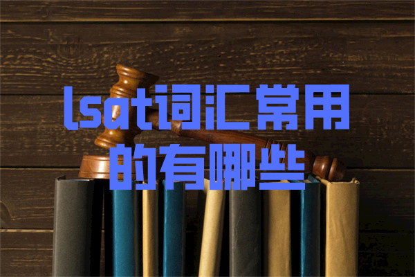 lsat词汇常用的有哪些
