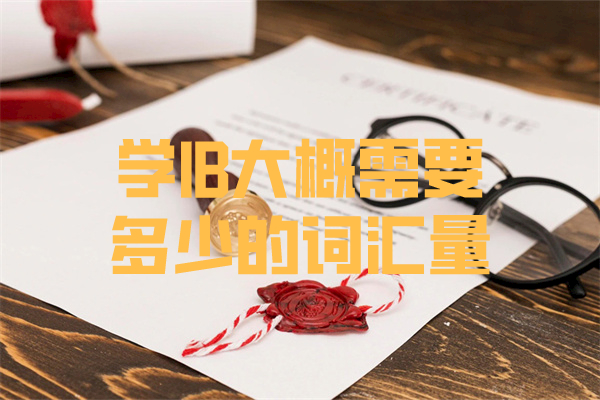 学IB大概需要多少的词汇量